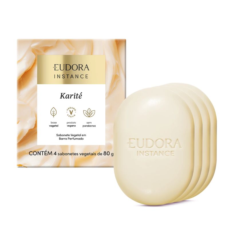 INSTANCE SABONETE EM BARRA KARITE 4X80G